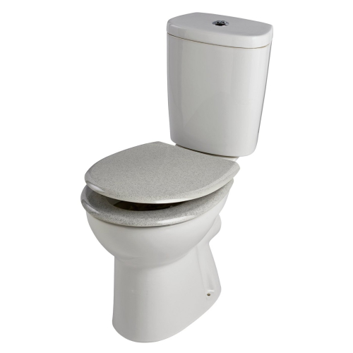 Argos Home Glitter Toilet Seat - Grey 2