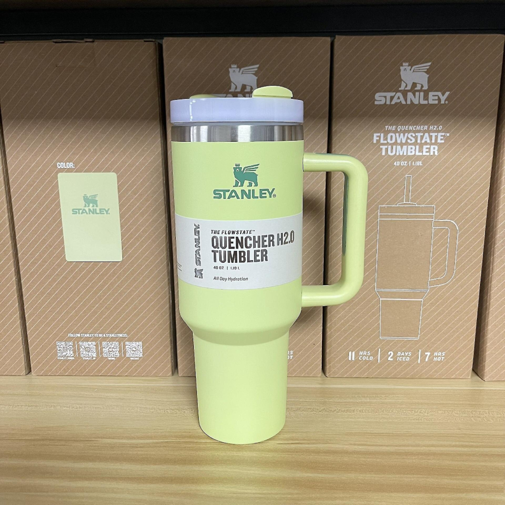 (Grass green) Quencher H2.0 Flowstate Vacuum Insulated Stainless Steel Tumbler With Lid And Straw For Water, Iced Tea Or Coffee, Smoothie And More 