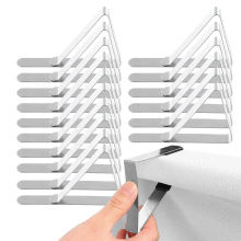 (16pk (1 x 16pk)) 16-32 TableCloth Clips Metal Stainless Steel Clamp
