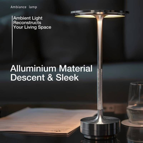 Modern LED Table Lamp Touch Dimmable USB Rechargeable Bar Night Light Cordless