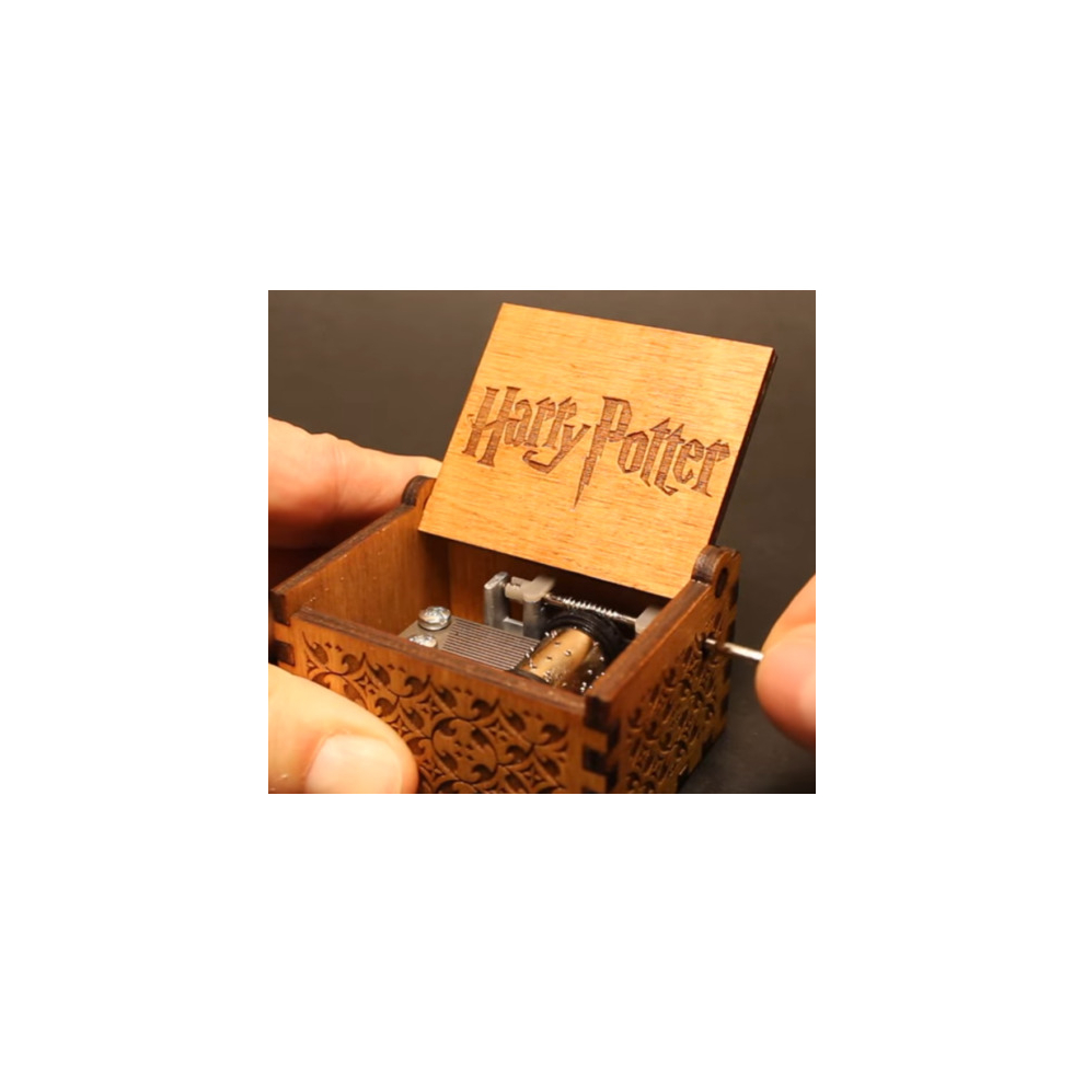 Harry Potter Music Box Engraved Wooden Music Box Interesting Toys Xmas Gifts UK