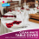 SOL 3 White Plastic Table Covers Round Tablecloth Disposable Party Cloth 4