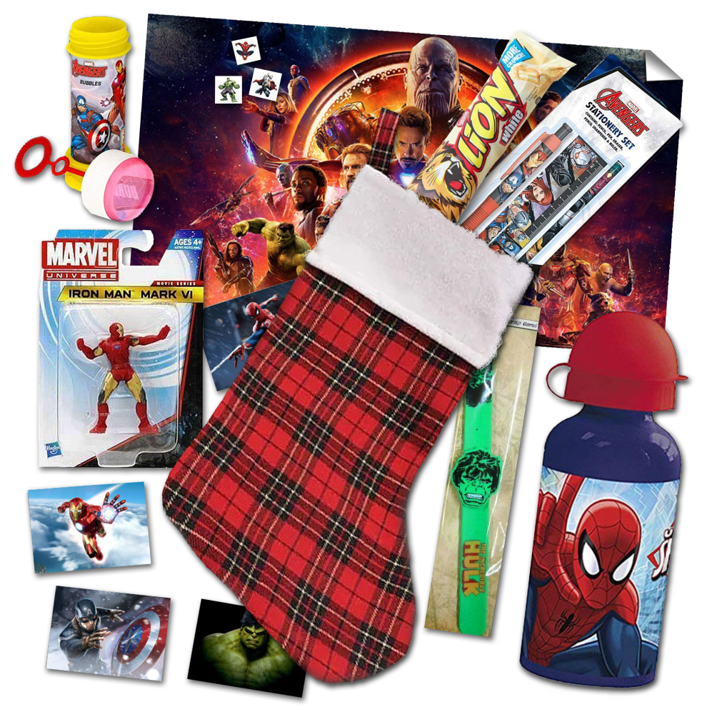 Pre-filled Christmas Stocking Packed full of Marvel Merchandise