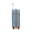 (12 inch) Grayish Blue And Brown ABS 4 PCS Suitcase Set With Vanity 4
