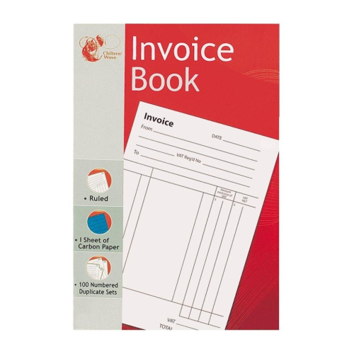 Invoice Receipt Book A5 1-80 Duplicate Sets With Carbon Paper Sheet 2