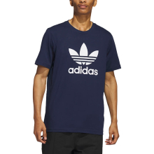 (Navy, XL) Adidas Originals Mens T Shirts Oversize Trefoil Logo California Retro Tee