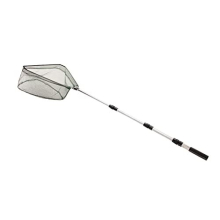 8915 Telescopic Folding Adjustable Pond Fish Fine Mesh Net, Aluminium Pole and Easy-Grip Rubber Handle, Space Saving, Easy Storage, Lock Handle at