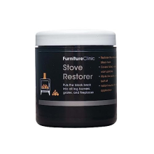 Stove Restorer - Restores The Natural Matt Black Colour on Log Burners, Grates, & Fireplaces. Works Like a Polish - 250ml