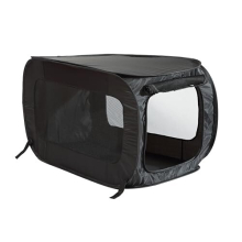 Portable, Collapsible, Pop Up Travel Pet Kennel, 32.5" L x 19" W x 18" H, Black