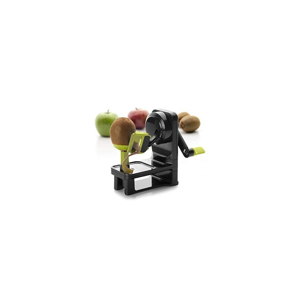 Wenko Kiwi & Apple Peeler 15x7 cm, Black/Green, 15 x 7 x 16 cm