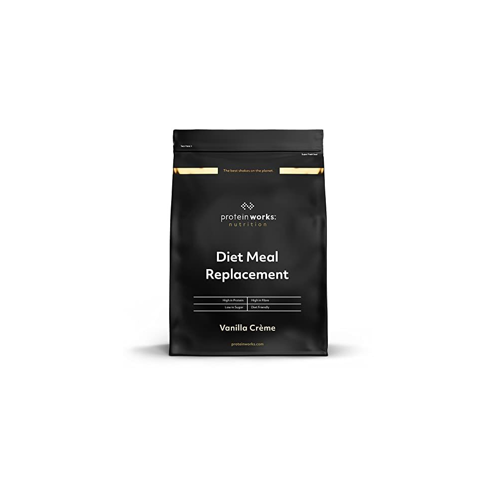 Protein Works - Diet Meal Replacement Shake - Nutrient Dense, High Protein Meal - Supports Weight Loss - Vanilla Crã¨Me - 14 Meals - 1Kg