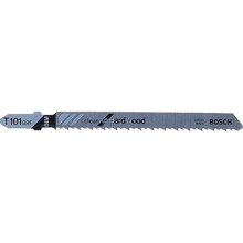 Bosch Professional 5 x Jigsaw blade T 101 BRF Clean for Hard Wood (for Hardwood, straight cut, accessories jigsaw)
