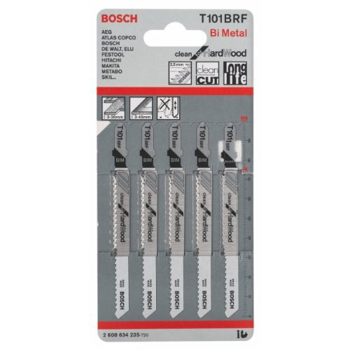 Bosch BOSCH STIKSAVSBLAD 101BRF TRÆ 5 STK. 1