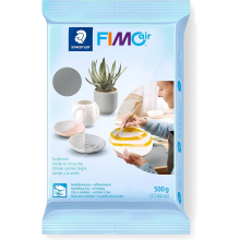 Muovailuvaha - FIMO - FIMOair - Harmaa - Kovettuu ilmassa - 500g