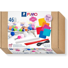 Coffret Pâte Fimo Soft - STAEDTLER - Basic XXL - 57 g - 26 kpl - Monivärinen