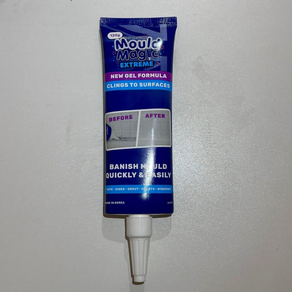 MOULD MAGIC EXTREME GEL FORMULA 120G TUBE TAPS SINKS GROUT WINDOWS Eco Friendly