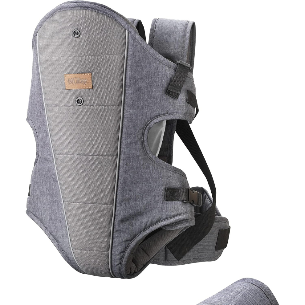 Newborn Baby Carrier – Ergonomic Design | Easy Adjustable | Lightweight | Suitable from Birth (Dark Grey)