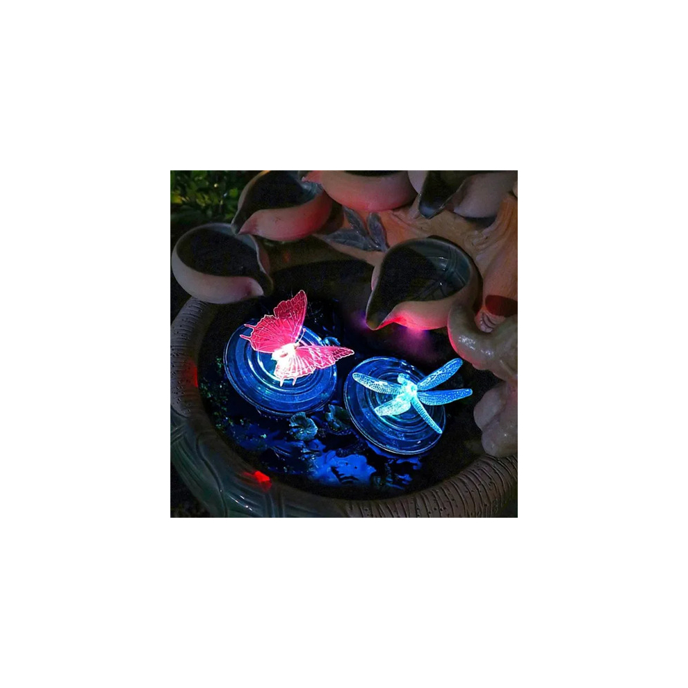 (Butterfly) Solar Floating Lights for Pond Decoration