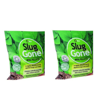 2x Vitax Slugs Gone Wool Pellets Slug and Snail Barrier Organic 1L