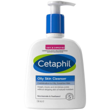 Cetaphil Oily Skin Cleanser 236ml – Gentle Foaming Daily Cleanser That Removes Up to 60% Oil (Morning & Evening Use)