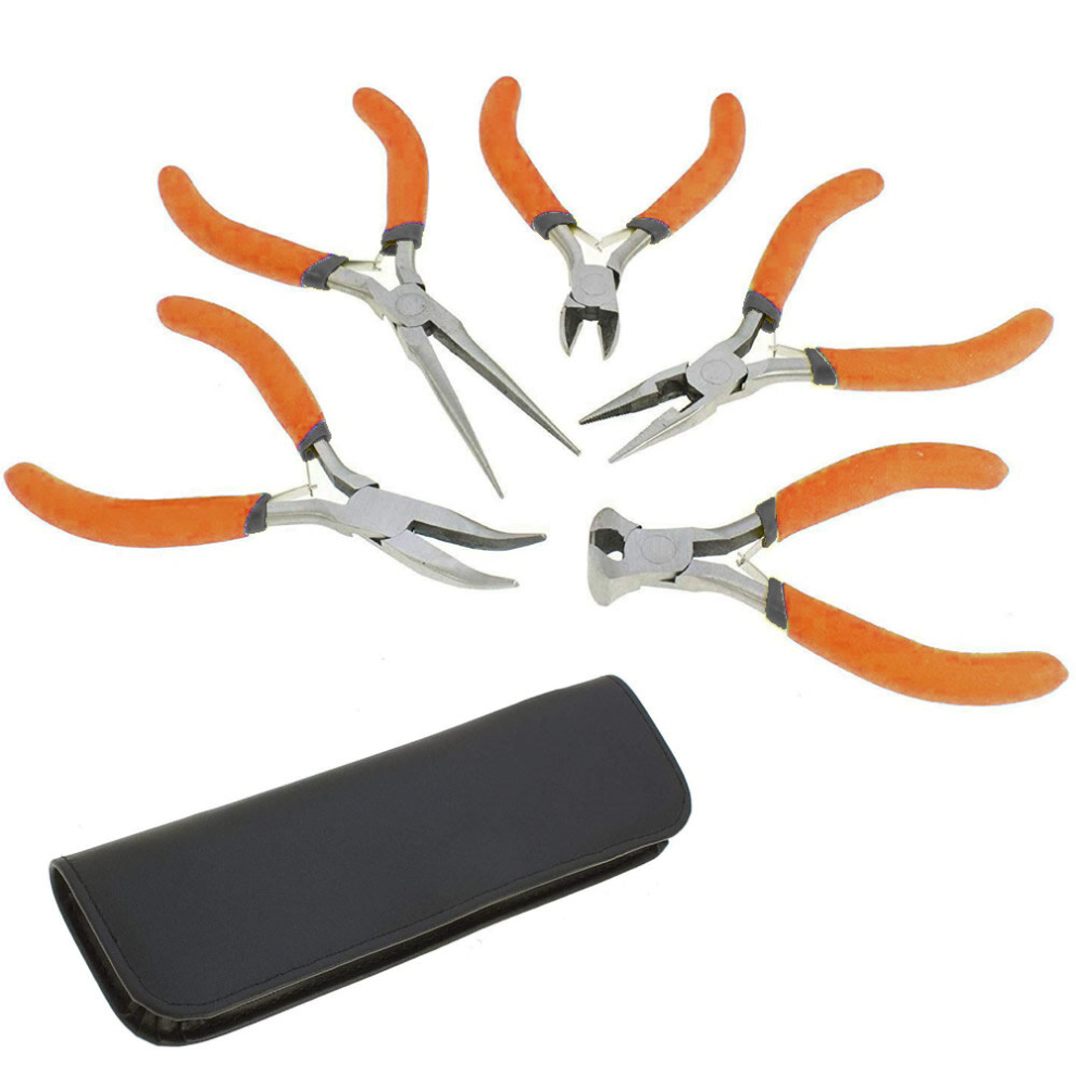 5pcs Mini Pliers Set - Ergonomic Sprung Handles