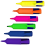 SOL (6 units (1 x 6pk)) 6-18 Assorted Highlighter Pens Fluorescent Bright 1