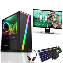 Gaming PC Computer Intel Quad Core i7 16GB 240SSD 1TB HDD RTX 3050 W11 - Refurbished