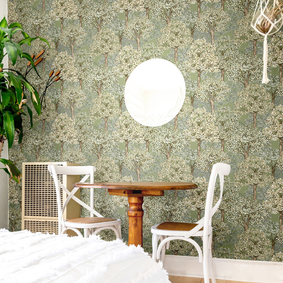 (Green) Little Explorers 2 Wallpaper Cottage Tree Galerie 8022560123229