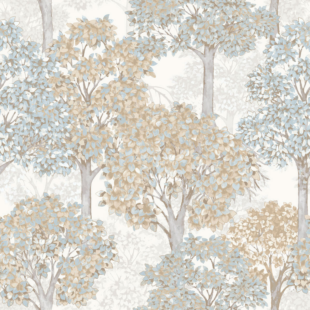(Blue) Little Explorers 2 Wallpaper Cottage Tree Galerie 8022560123236