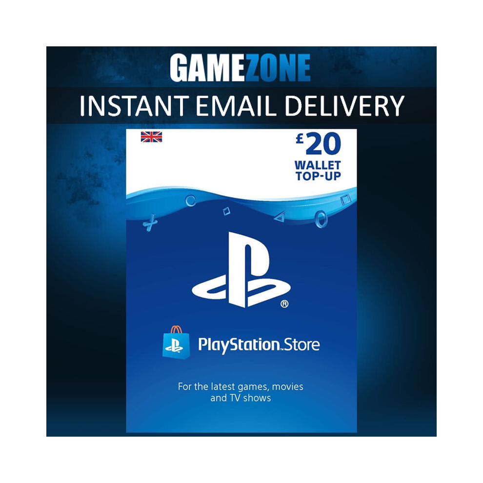 20 Playstation PSN Card GBP Wallet Top up | Pounds PSN Store PSN PS4 PS5