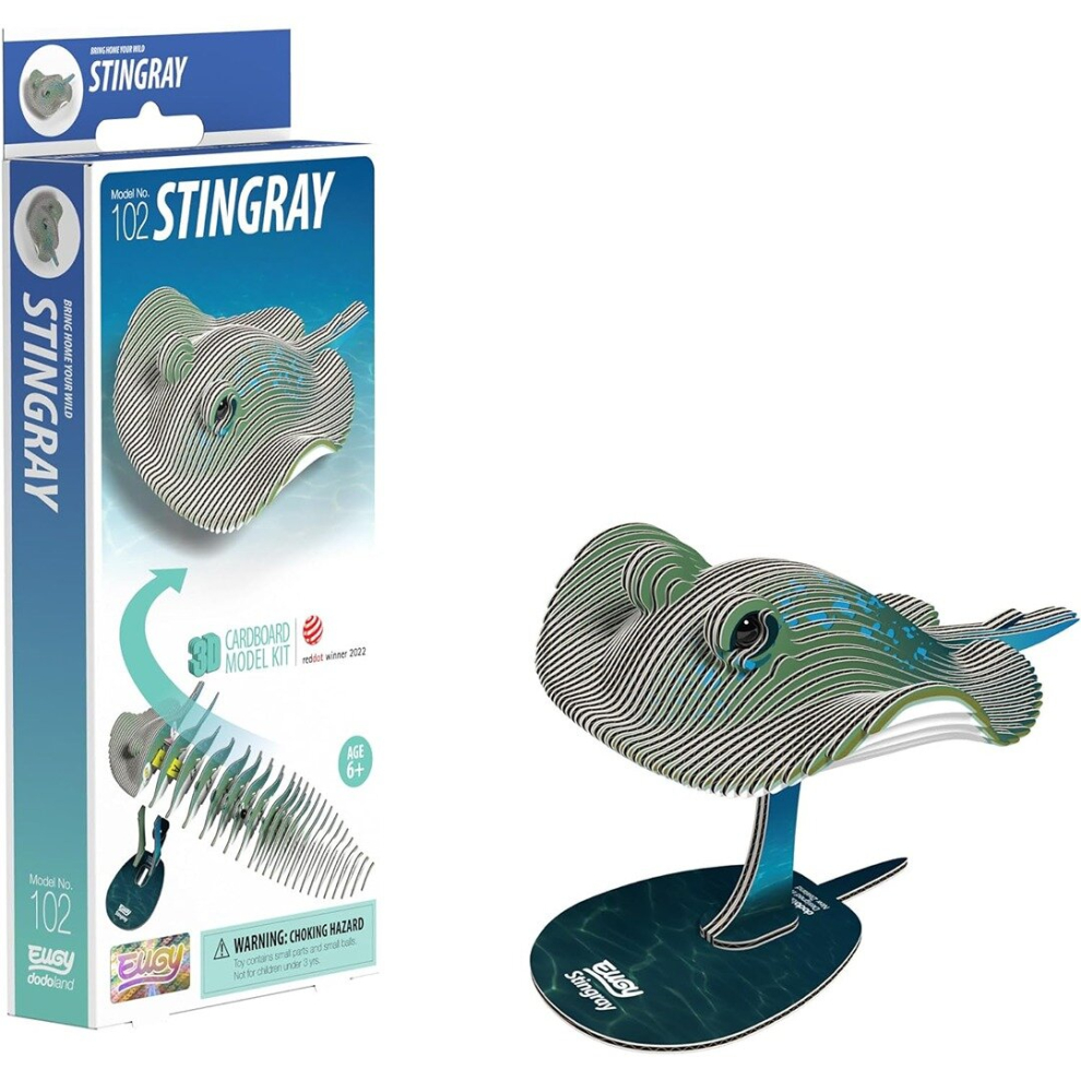 Eugy Stingray 3D Craft Kit