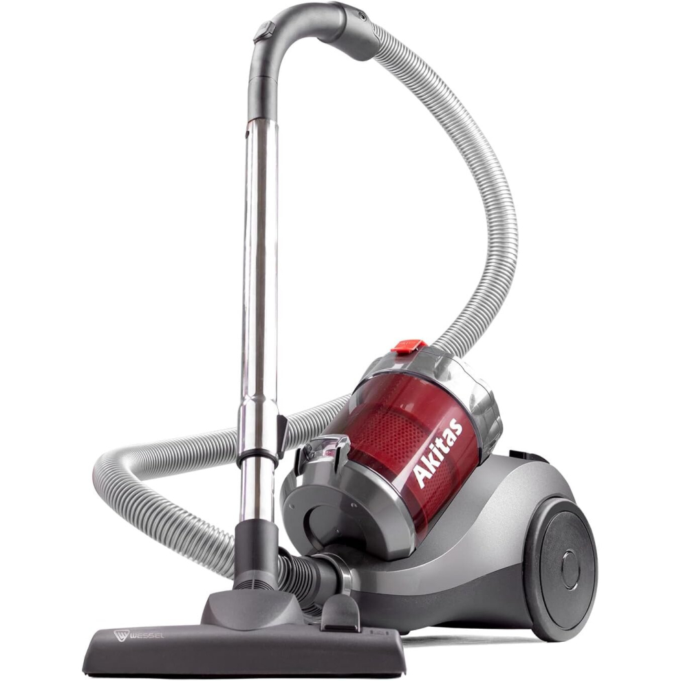 800W Powerful Bagless Cylinder Vacuum Cleaner Hoover With German Wessel Werk Nozzle Head hard floor carpet