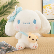 (36cm, Cinnamoroll) 36/46cm Kawaii Sanrio Kuromi My Melody Cinnamoroll Plush Toys Doll Pillow Anime Cartoon Room Decoration Dolls Kids Gifts