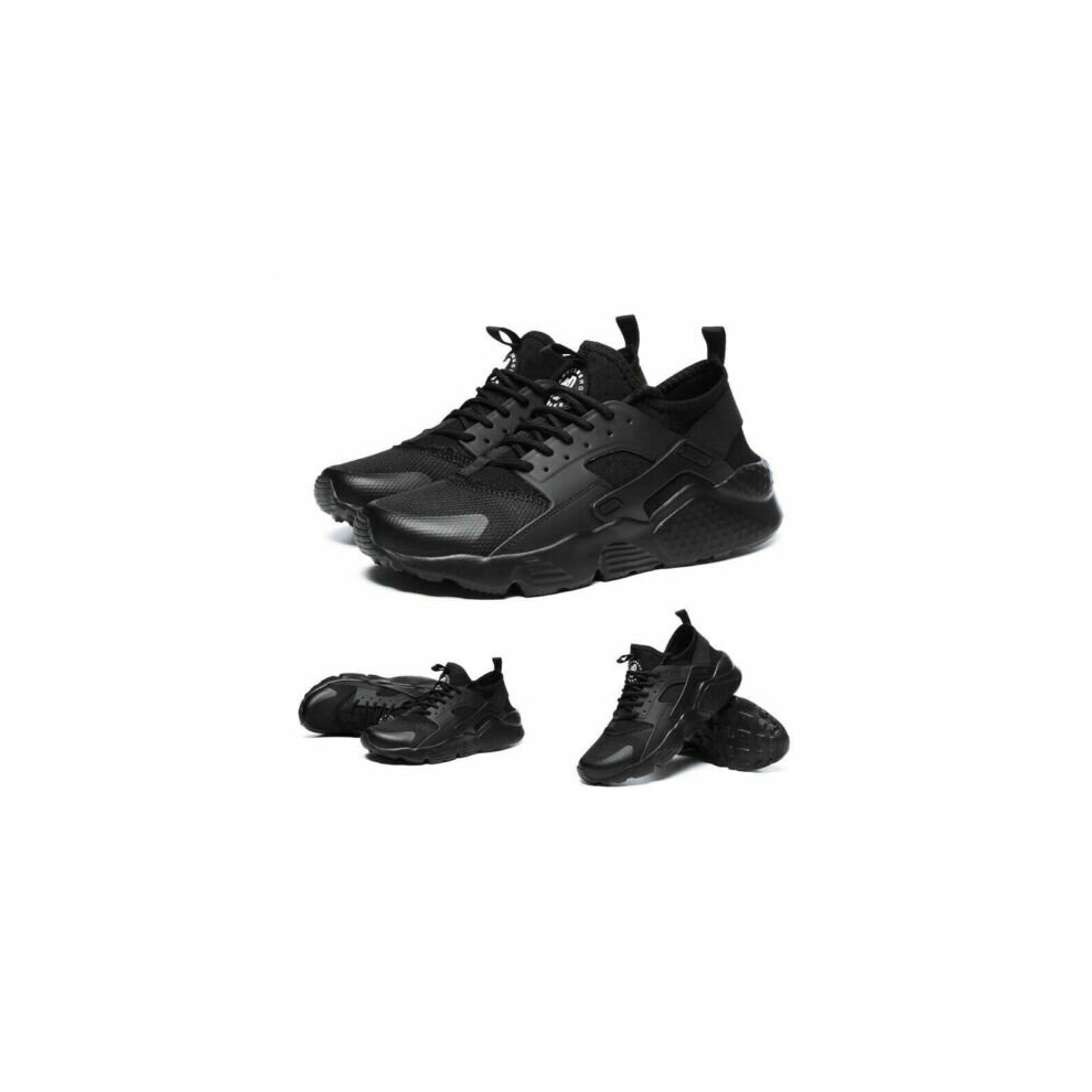 (6, Black) MENS WOMENS RUNNING TRAINERS SNEAKERS GYM LIGHTWEIGHT WALKING SPORTS SHOES