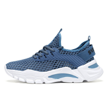 (Blue, EU 45/UK 10.5) SHOCK ABSORBING RUNNING MENS TRAINERS CASUAL LACE GYM WALKING SPORTS SHOES