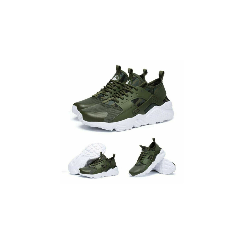 (6, Green) MENS WOMENS RUNNING TRAINERS SNEAKERS GYM LIGHTWEIGHT WALKING SPORTS SHOES