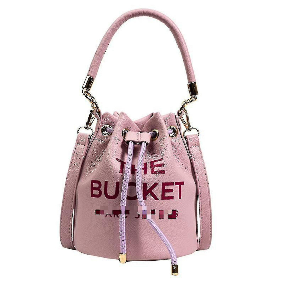 Marc Jacobs (Purple) -Leather Bucket Bags Messenger Bag For Women Crossbody Purses With Drawstring Bucket Bags And Purses Multi-Color Optional Purple