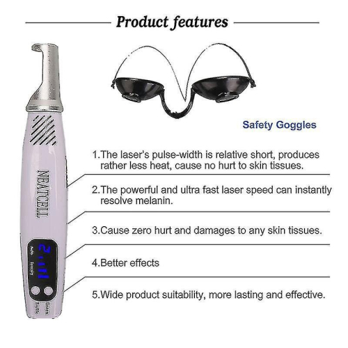 Neatcell Picosecond Laser Pen Light Therapy Tattoo Scar Mole Freckle Removal Machine Skin Care