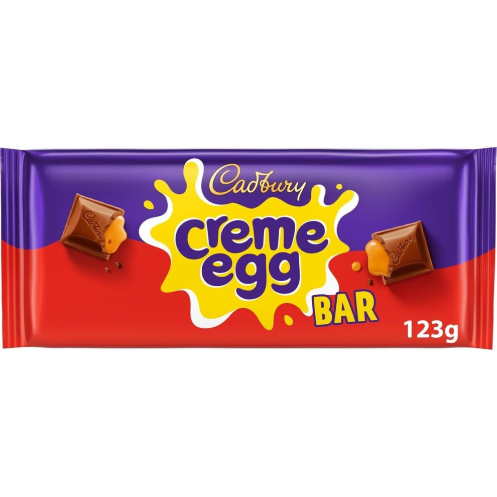 Cadbury Crème Egg Milk Chocolate Bar 123G