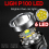 1500000LM LED Flashlight Super Bright Torch USB Rechargeable Lamp High Powered 2