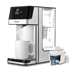 Philips Water Station ADD5910M/05: Instant Hot & Ambient Water Dispenser, 2.2L, 6 Temp Presets, Touch Screen, Micro X-Clean Filter, UK Plug