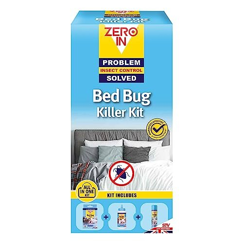 Zero In AllInOne Bed Bug Killer Kit. Prevent Reinfestations. Kills