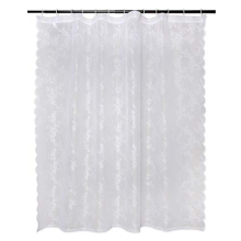 Oceanique Elegant, Modern Flower Blossom Lace Design, Water & Wrinkle Resistant, 100% Polyester, Machine Washable Shower
