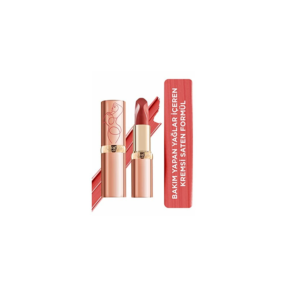 L’oréal Paris L'oréal Paris Color Riche Satin Smooth Lipstick, Moisturising Pure Pigment Lip Colour, With Omega 3 & Vitamin E, 176