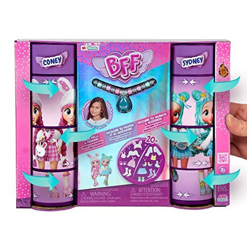 Paquete de 2 muñecas de moda Bff 1