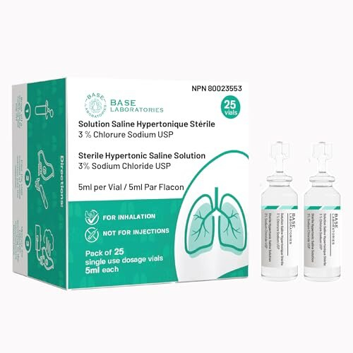 Base Labs 3 Hypertonic Saline Solution for Nebulisers Sterile 3