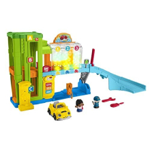 Little People Toy Garage, Car garage with Toy Car, Toddler Toys with Smart Stages Content, Light-Up Learning Garage, UK