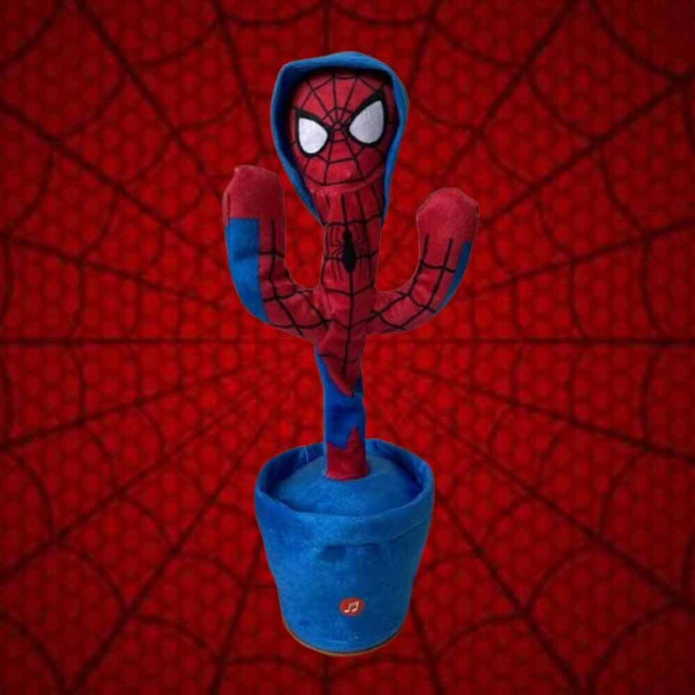 Spiderman Talking Doll Toy Dancing Cactus Marvel Avengers Speak Talk Sound Recor