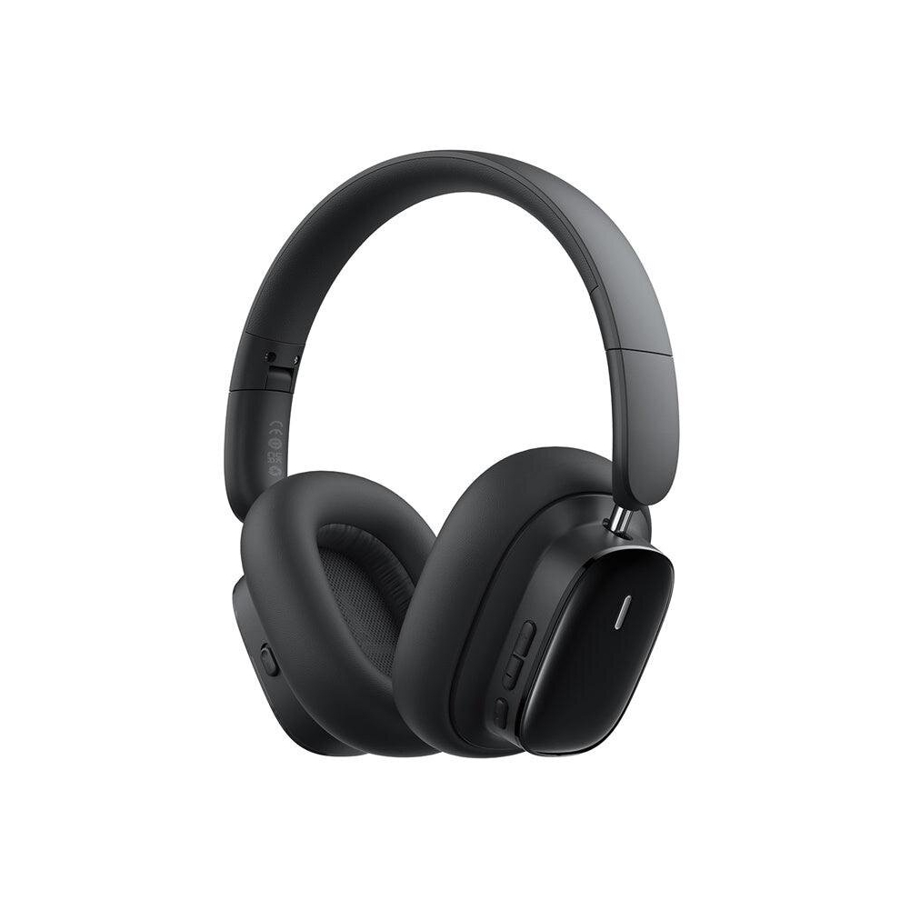 (Cluster ) Baseus Bowie H1i Anc Wireless Bluetooth 5.3 Headphones Active Noise Cancellation Black 6932172631710