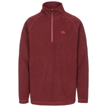 (L, Prune) Trespass Mens 1/2 Zip Fleece Pullover Keynote